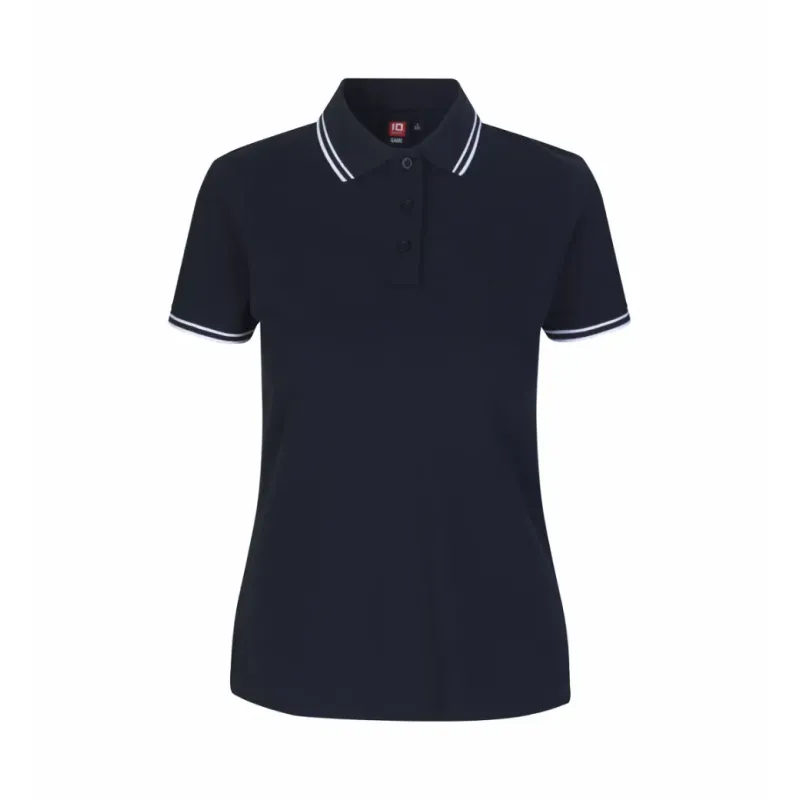 ID Dames Poloshirt Stretch Contrast ID0523