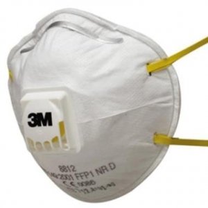 3M Stofmasker 8812 + ventiel FFP1 (10 stuks)